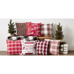 4pk 18"x18" Christmas Printed Square Throw Pillow Covers - Design Imports 22 4pk 18"x18" Christmas Printed Square Throw Pillow Covers - Design Imports -Christmas Decorations GUEST 7087e28e 8d33 4611 9ef6 864321a65ea1