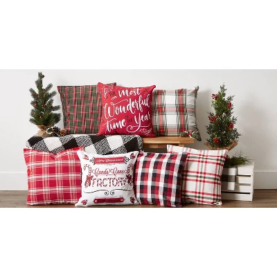 4pk 18"x18" Christmas Printed Square Throw Pillow Covers - Design Imports 11 4pk 18"x18" Christmas Printed Square Throw Pillow Covers - Design Imports - Image 11