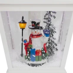 Northlight 17.75" Lighted Musical Snowman Wall Mounted Snowing Christmas Street Lamp -Christmas Decorations GUEST 724da54e 047b 4098 ba97 995e379e9e36