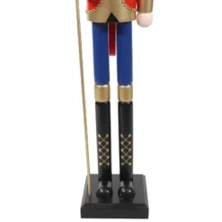 Sunnydaze Decor Sunnydaze Arnold The Strong Indoor Decorative Traditional Christmas Wooden Nutcracker Statue, 48-Inch -Christmas Decorations GUEST 7312a37a 9e7f 4983 87fc ac70a6003f33
