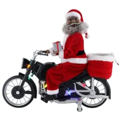 Mr. Christmas Animated LED Motorcycling Santa Musical Christmas Decoration 9 Mr. Christmas Animated LED Motorcycling Santa Musical Christmas Decoration -Christmas Decorations GUEST 7608f024 35e4 4aaf 9378 771bcff434f5