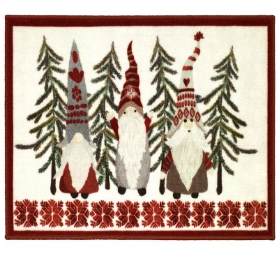 Avanti Christmas Gnomes Rug - 20" X 30" 1 Avanti Christmas Gnomes Rug - 20" X 30"