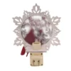 Christmas Cardinal Night Light - One Night Light 5.75 Inches - Snowflake Red Bird - 133625 - Wood - Red
