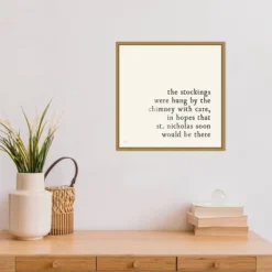 16" X 16" Simple Christmas II Cream By Laura Marshall Framed Canvas Wall Art - Amanti Art 9 16" X 16" Simple Christmas II Cream By Laura Marshall Framed Canvas Wall Art - Amanti Art -Christmas Decorations GUEST 78f8270f eaa4 4b5e 9a7b c947d25dc7eb