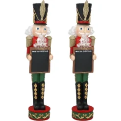 Sunnydaze Decor Sunnydaze Indoor/Outdoor Porch Or Living Room Polyresin Friedrich The Nutcracker With Sign Christmas Holiday Decoration - 36" -Christmas Decorations GUEST 7b2e24a8 620b 4a03 bfc4 dcb1a2207780
