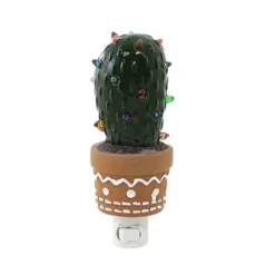 Transpac Christmas Cactus Night Light - 1 Night Light 7.25 Inches - Lights Plant Tree - - Dolomite - Green 7 Transpac Christmas Cactus Night Light - 1 Night Light 7.25 Inches - Lights Plant Tree - - Dolomite - Green -Christmas Decorations GUEST 7e7fdd1f 6050 4255 9cf1 2ebe77c0db4a