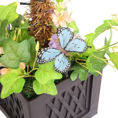 Barton Living 5ft Light Post Christmas Decoration W/Planter Battery Powered Outdoor X-mas 4 Barton Living 5ft Light Post Christmas Decoration W/Planter Battery Powered Outdoor X-mas - Image 4