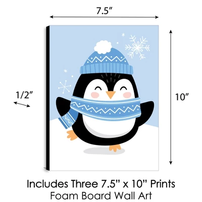 Big Dot Of Happiness Winter Penguins - Holiday Nursery Wall Art And Christmas Home Decor - 7.5 X 10 Inches - Set Of 3 Prints 3 Big Dot Of Happiness Winter Penguins - Holiday Nursery Wall Art And Christmas Home Decor - 7.5 X 10 Inches - Set Of 3 Prints - Image 3