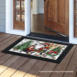 Wagon Gnome Winter Christmas Doormat 30" X 18" Indoor Outdoor Briarwood Lane 6 Wagon Gnome Winter Christmas Doormat 30" X 18" Indoor Outdoor Briarwood Lane -Christmas Decorations GUEST 874cfc38 3641 41d9 9548 cf9f03b251ae