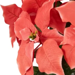 Northlight 28" Dark Pink Artificial Christmas Poinsettia With Gold Wrapped Base -Christmas Decorations GUEST 8888e533 a0c1 492e bc01 befece789537
