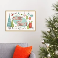 23" X 16" Merry And Bright Christmas Tree By Janelle Penner Framed Canvas Wall Art - Amanti Art 9 23" X 16" Merry And Bright Christmas Tree By Janelle Penner Framed Canvas Wall Art - Amanti Art -Christmas Decorations GUEST 8c49ea0b 2a1c 42c7 b909 decb7f80f604