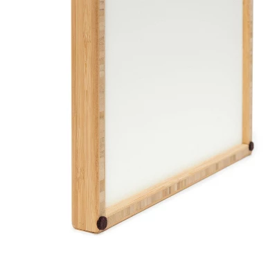 Big Nose Work Christmas Llama Bamboo Framed Wall Art - Deny Designs 2 Big Nose Work Christmas Llama Bamboo Framed Wall Art - Deny Designs - Image 2