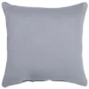 17"x17" Velvet Christmas Wreath Square Throw Pillow Gray - Pillow Perfect