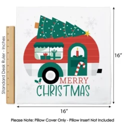 Big Dot Of Happiness Camper Christmas - Red And Green Holiday Party Home Decorative Canvas Cushion Case - Throw Pillow Cover - 16 X 16 Inches 9 Big Dot Of Happiness Camper Christmas - Red And Green Holiday Party Home Decorative Canvas Cushion Case - Throw Pillow Cover - 16 X 16 Inches -Christmas Decorations GUEST 8e949ec5 df53 4e35 84a1 58b074a6911d