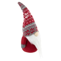 Northlight 12" Red And Gray Standing Gnome With Nordic Hat Christmas Decoration -Christmas Decorations GUEST 91562653 2de7 455e a15d c07fb0a3b0bd