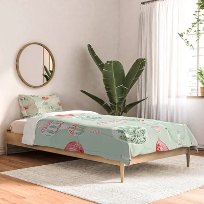 Jacqueline Maldonado Christmas Ornaments Cotton Comforter & Sham Set - Deny Designs 1 Jacqueline Maldonado Christmas Ornaments Cotton Comforter & Sham Set - Deny Designs