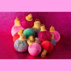 Shiraleah Pink Christmas Ornament Bauble Pillow, Small 10 Shiraleah Pink Christmas Ornament Bauble Pillow, Small -Christmas Decorations GUEST 976f4bfa bc62 497d 80e4 5cd353fa0d1d