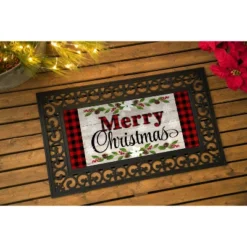 Evergreen Christmas Sentiments Sassafras Indoor Outdoor Switch Doormat 1'10"x10" Beige 6 Evergreen Christmas Sentiments Sassafras Indoor Outdoor Switch Doormat 1'10"x10" Beige -Christmas Decorations GUEST 981162c3 e626 4734 baff d35dd5cb724e