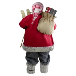 Northlight 4' Standing Santa Christmas Figure With Skis And Fur Boots 5 Northlight 4' Standing Santa Christmas Figure With Skis And Fur Boots -Christmas Decorations GUEST 996bdc1a 8855 4e23 a52f 33fd0209daa3