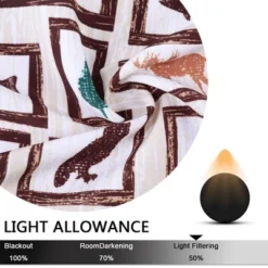 Christmas Small Kitchen Tier Curtains And Valanve Curtains With Animals Print -Christmas Decorations GUEST 9a421cac 9177 44af a26f eb87a01a63a3