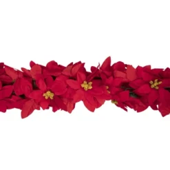 Northlight 6' X 3" Red Artificial Poinsettia Floral Christmas Garland - Unlit 6 Northlight 6' X 3" Red Artificial Poinsettia Floral Christmas Garland - Unlit -Christmas Decorations GUEST 9c2ae84b 38ba 4372 b5c6 49ecc9efc15b