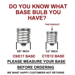 Novelty Lights C7 Incandescent Traditional Vintage Christmas Replacement Bulbs 25 Pack 7 Novelty Lights C7 Incandescent Traditional Vintage Christmas Replacement Bulbs 25 Pack -Christmas Decorations GUEST 9d039b7d dce4 45c6 9f8f 966fac63e4ff 1