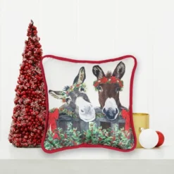 C&F Home 8" X 8" Christmas Donkey Petite Printed Throw Pillow 10 C&F Home 8" X 8" Christmas Donkey Petite Printed Throw Pillow -Christmas Decorations GUEST 9ea7f9b4 ce57 4a66 80de 436a8e0471b1