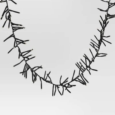 448ct LED Christmas Mini String Lights Garland Warm White Black Wire - Wondershop™ 2 448ct LED Christmas Mini String Lights Garland Warm White Black Wire - Wondershop™ - Image 2