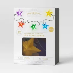 10ct LED Star Alternating Slow Fade Christmas String Lights Multicolor Green Wire - Wondershop™ 5 10ct LED Star Alternating Slow Fade Christmas String Lights Multicolor Green Wire - Wondershop™ -Christmas Decorations GUEST a468094c d910 4bf0 ad4f 69fe6a4d44c0