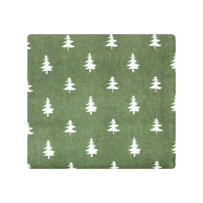 Hudson Baby Unisex Baby Cotton Flannel Receiving Blankets, Woodland Christmas, One Size 3 Hudson Baby Unisex Baby Cotton Flannel Receiving Blankets, Woodland Christmas, One Size - Image 3