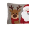C&F Home Christmas Buddies Trio Hooked Pillow