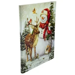 Northlight LED Lighted Snowman And Reindeer Christmas Canvas Wall Art 15.75" X 11.75" 6 Northlight LED Lighted Snowman And Reindeer Christmas Canvas Wall Art 15.75" X 11.75" -Christmas Decorations GUEST a85eda56 c940 4b6f bfd2 5d58af49c5ad