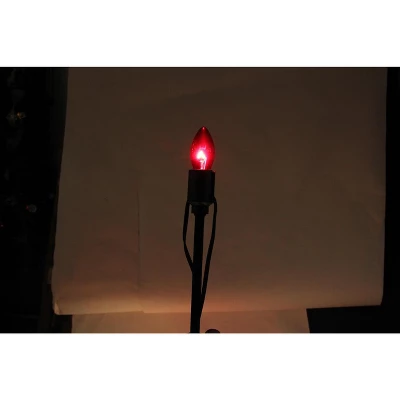 Northlight Set Of 15 Lighted Red, Clear And Green C9 Christmas Pathway Marker Decor 2 Northlight Set Of 15 Lighted Red, Clear And Green C9 Christmas Pathway Marker Decor - Image 2