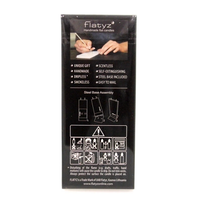 Christmas 5.75" Silver Swirl Tree Hand Painted Flatyz Candles - Flame Candles 1 Christmas 5.75" Silver Swirl Tree Hand Painted Flatyz Candles - Flame Candles