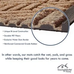 1'8"x2'6" Aqua Shield 'Merry Christmas' Door Mat - Bungalow Flooring -Christmas Decorations GUEST aa6c5bf3 0c28 48dd 9bfc 98c25d0ac5dc