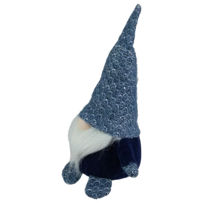 Northlight 10.5" Royal Blue Knit Gnome Christmas Figure 1 Northlight 10.5" Royal Blue Knit Gnome Christmas Figure