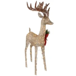 Northlight 48" Pre-Lit LED Champagne Deer Outdoor Christmas Decoration -Christmas Decorations GUEST ac9542bf a0a2 44f5 9d4b cc18d96b07c4
