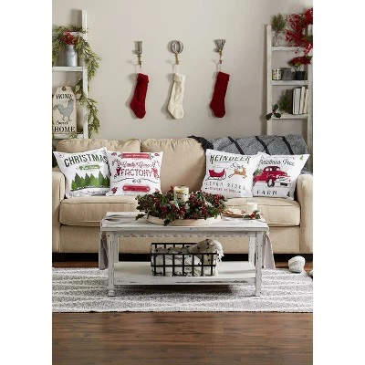 4pk 18"x18" Christmas Printed Square Throw Pillow Covers - Design Imports 6 4pk 18"x18" Christmas Printed Square Throw Pillow Covers - Design Imports - Image 6