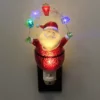 Roman Christmas Santa Gifts Led Night Light - One Night Light 8.0 Inches - Snowflakes Flashing - 164072 - Acrylic - Red