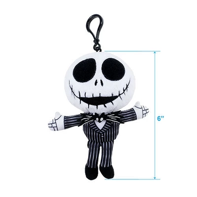 Disney The Nighmare Before Christmas 6" Plush Clip Figures, Jack Skellington, Sally, Oogie And Zero, Pack Of 4 1 Disney The Nighmare Before Christmas 6" Plush Clip Figures, Jack Skellington, Sally, Oogie And Zero, Pack Of 4