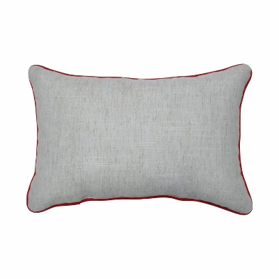 11.5"x18.5" Indoor Embroidered Christmas Cardinal Rectangular Throw Pillow - Pillow Perfect 2 11.5"x18.5" Indoor Embroidered Christmas Cardinal Rectangular Throw Pillow - Pillow Perfect - Image 2