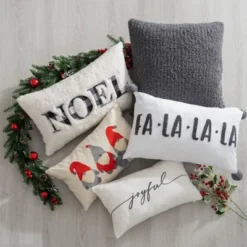 12"x20" Oversize Christmas Elves Applique Embroidered Lumbar Throw Pillow Ivory - Evergrace 10 12"x20" Oversize Christmas Elves Applique Embroidered Lumbar Throw Pillow Ivory - Evergrace -Christmas Decorations GUEST b2eb6f8b 3eb3 476e ad21 c11ca2106fcd