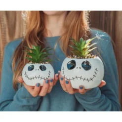 Silver Buffalo Disney The Nightmare Before Christmas Jack Skellington Ceramic Mini Planter -Christmas Decorations GUEST b33eb3b4 3b69 4bcf 9bc1 f6770fde787b