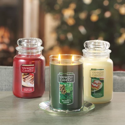 Classic 22oz 'SPARKLING CINAMMON CHRISTMAS COOKIE' Original Large Jar - Yankee Candle 2 Classic 22oz 'SPARKLING CINAMMON CHRISTMAS COOKIE' Original Large Jar - Yankee Candle - Image 2