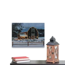 Northlight LED Fiber Optic Snowy Red Barn Christmas Canvas Wall Art 15.75" X 12" 5 Northlight LED Fiber Optic Snowy Red Barn Christmas Canvas Wall Art 15.75" X 12" -Christmas Decorations GUEST b64fe73f 91f2 4f07 8968 4a072700e6c6