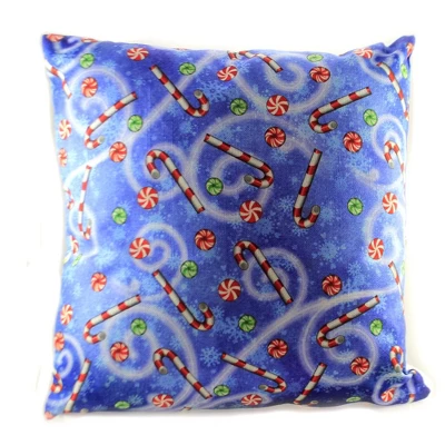 Christmas 17.0" Candy Cane Snowman Pillow Indoor/Outdoor Custom Decor - Decorative Pillow 1 Christmas 17.0" Candy Cane Snowman Pillow Indoor/Outdoor Custom Decor - Decorative Pillow