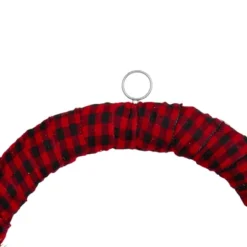 Northlight Red And Black Buffalo Plaid And Berry Artificial Christmas Wreath - 24-Inch, Unlit -Christmas Decorations GUEST b98ff18d 48ee 4d62 b6a3 51d5d2c069bf