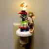 Christmas Caroling Mouse Night- Light - One Night-Light 6.0 Inches - Lantern Charming Tails - 134202 - Resin - Multicolored