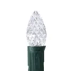 Northlight Pack Of 25 Faceted LED C7 Pure White Christmas Replacement Bulbs