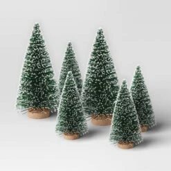 12pc Battery Operated Lit Metal House With Bottle Brush Trees And Snowmen Christmas Village Set - Wondershop™ Black 8 12pc Battery Operated Lit Metal House With Bottle Brush Trees And Snowmen Christmas Village Set - Wondershop™ Black -Christmas Decorations GUEST bc94fce6 a498 44f5 8df0 40490626259d